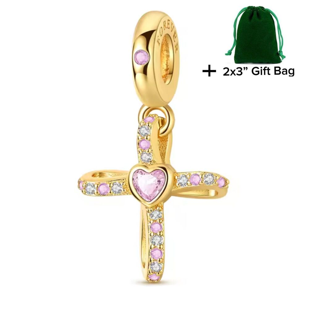 Cross Dangle Charm | 925 Silver | Brand New